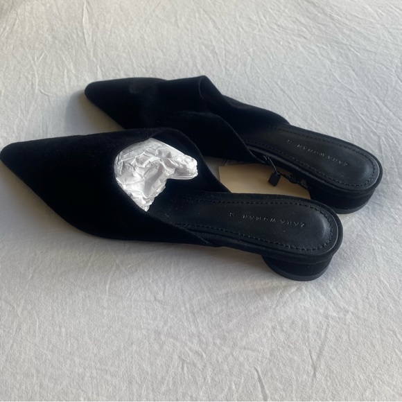 Zara suede leather mules size 37 NWT - Picture 3 of 4